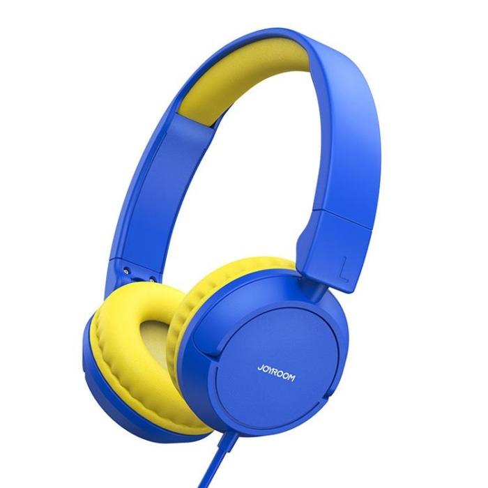 Bild 1, Joyroom Over Ear Barnhörlurar - Blå