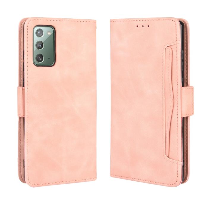Bild 2, Samsung Galaxy S20 FE - Fodral Med Avtagbart Kortfodral - Ljus Rosa