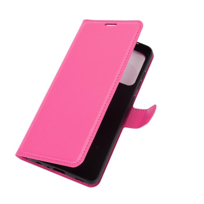 Bild 2, Samsung Galaxy A72 - Litchi Läder Fodral - Rosa