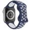 Sportarmband Dual-Color Apple Watch 42/44/45/49 mm (M/L) Blå/Vit