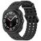 Galaxy Watch Ultra 47 mm Armband Wave Design Svart