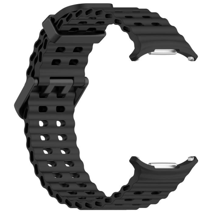 Bild 3, Galaxy Watch Ultra (2025) 47 mm Armband Wave Design Svart