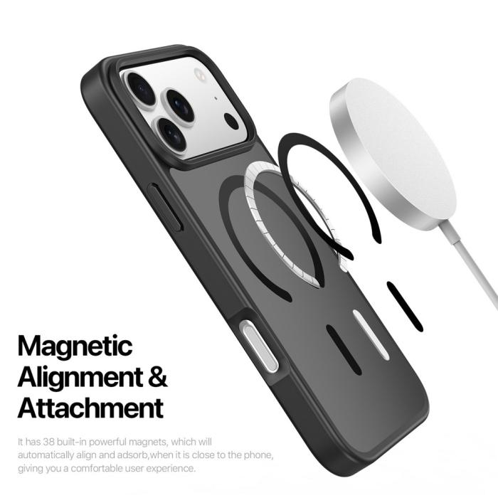 Bild 5, DUX DUCIS iPhone 17 Pro Skal MagSafe Yind Series Svart