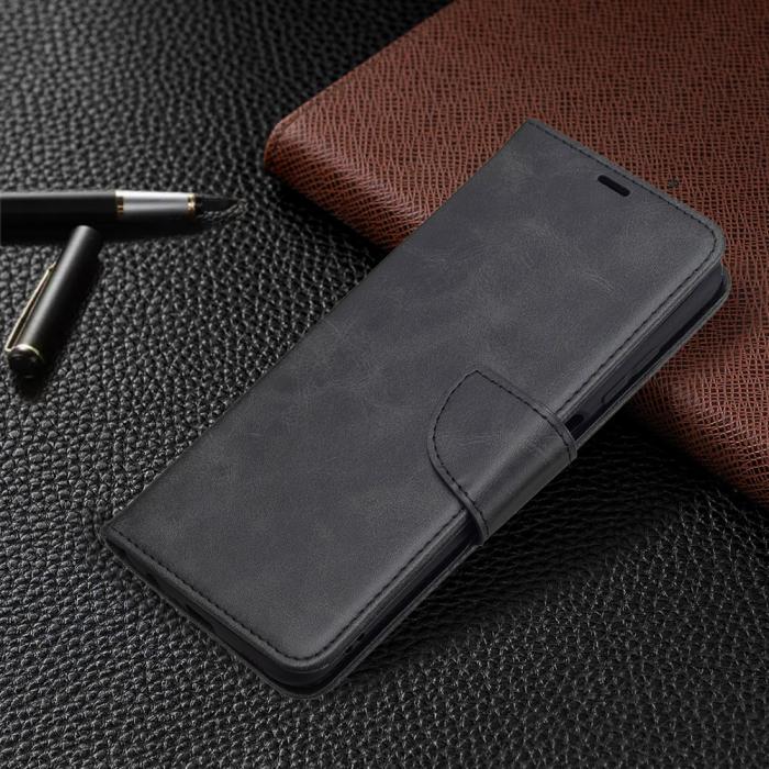 Bild 6, Samsung Galaxy A03s Fodral Läder Solid Shark Svart