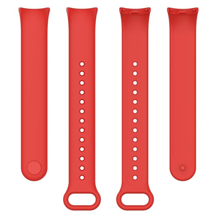 Bild 4, Xiaomi Smart Band 9/8 Armband Solid Silikon Röd