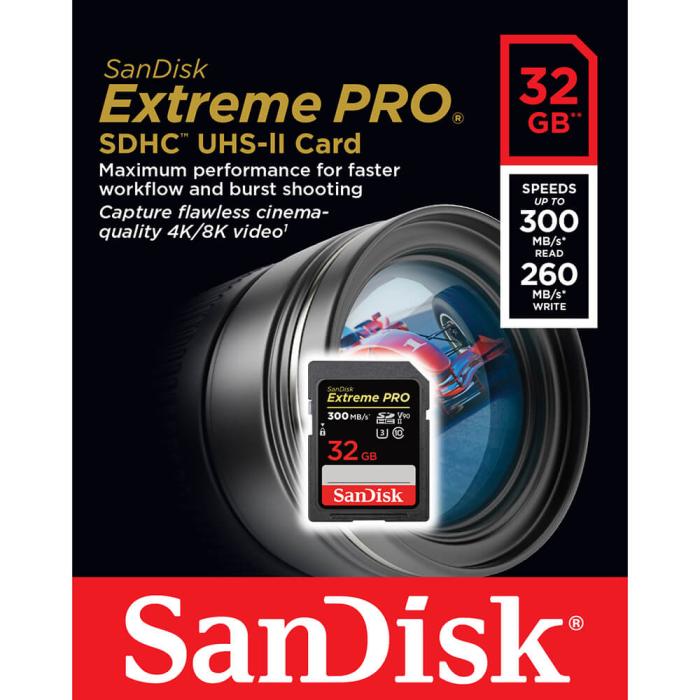 Bild 2, SanDisk SDHC Extreme Pro 32 GB 300MB/s