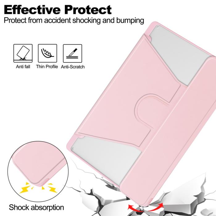 Bild 3, Samsung Galaxy Tab S10 Ultra Fodral 360° Rotation Rosa
