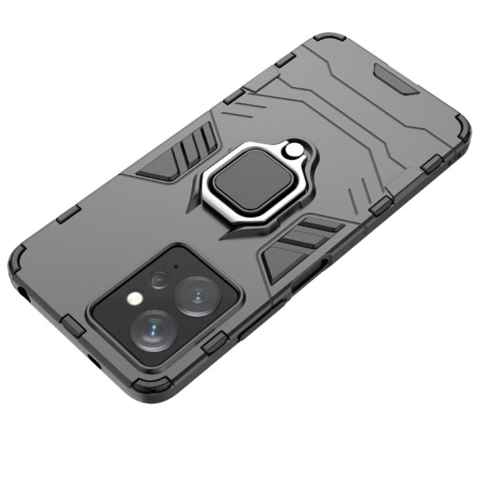 Bild 5, Xiaomi Redmi Note 12 4G Skal Ring Hybrid Armor Svart