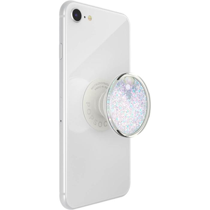 Bild 9, PopSockets Avtagbart Grip med Ställfunktion LUXE Tidepool Halo Vit