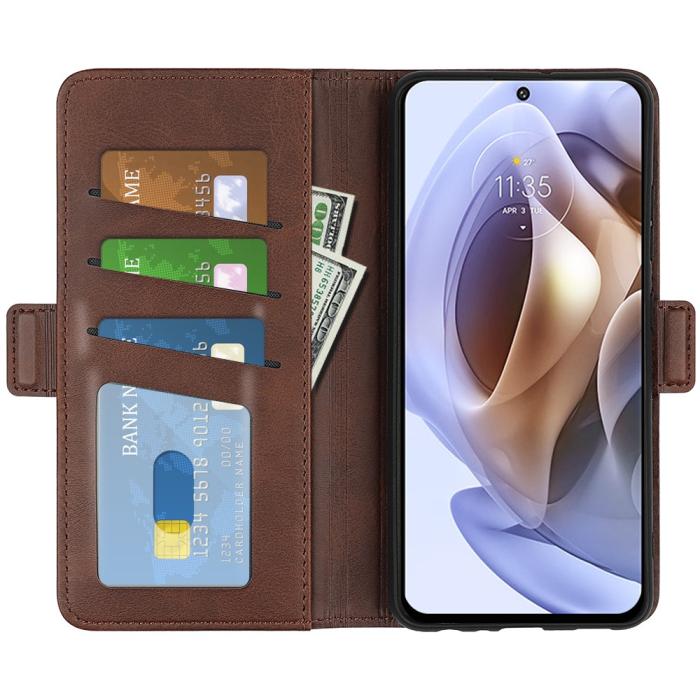 Bild 5, Motorola Moto G31 / G41 Fodral Med Magnetisk Stängning Brun