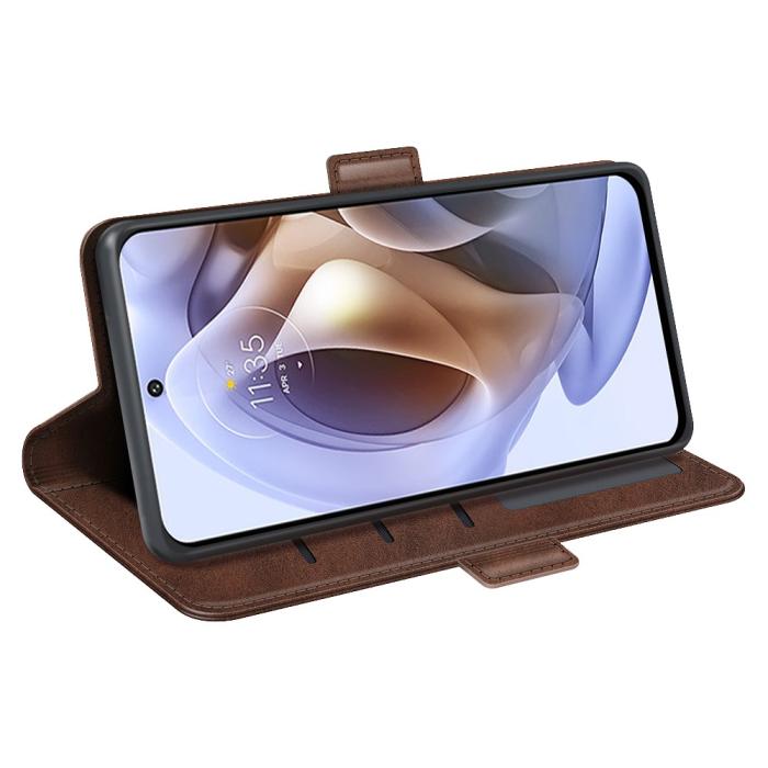 Bild 6, Motorola Moto G31 / G41 Fodral Med Magnetisk Stängning Brun