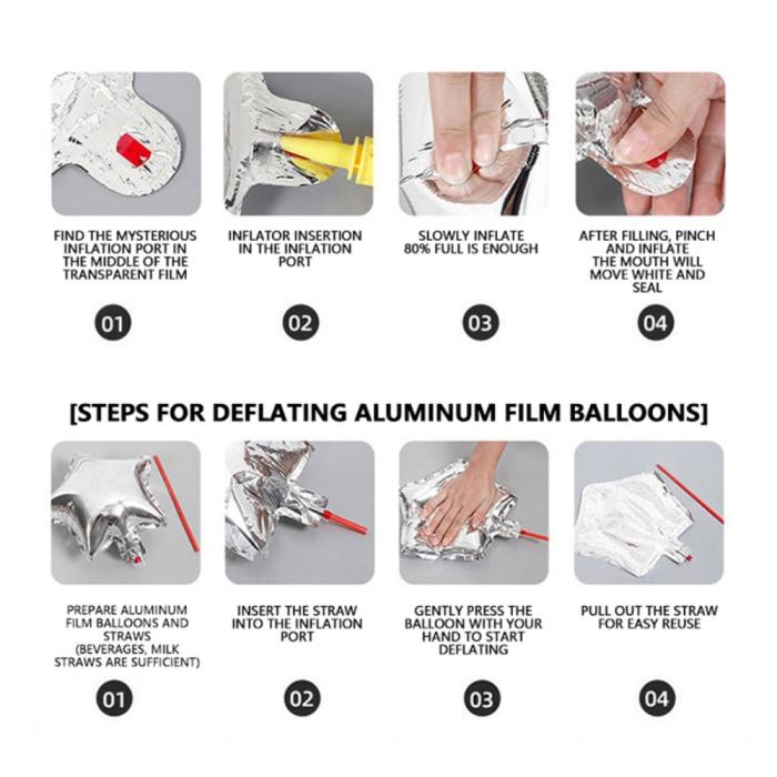 Bild 2, Bokstavsballong J 40 cm Silver