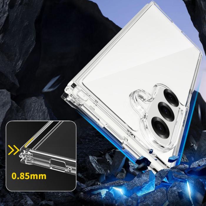 Bild 2, Tech-Protect Galaxy Z Fold 7 Skal FlexAir Hybrid Transparent