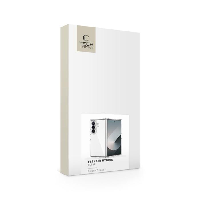 Bild 4, Tech-Protect Galaxy Z Fold 7 Skal FlexAir Hybrid Transparent