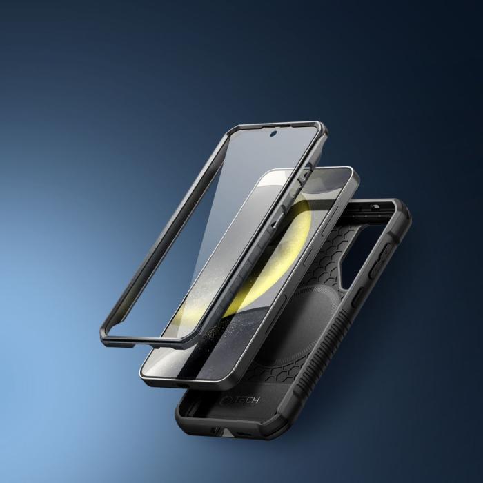 Bild 5, Tech-Protect Galaxy S24 Plus Skal Kevlar MagSafe Svart