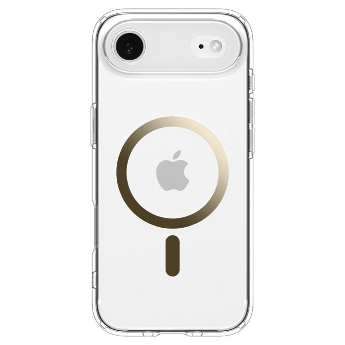 Bild 2, Spigen iPhone Air Skal MagSafe Ultra Hybrid Clear / Gold