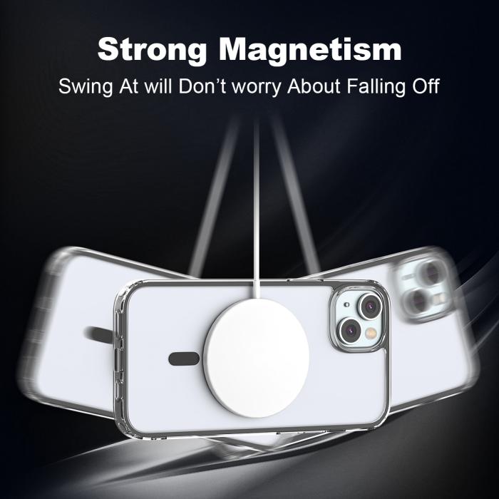 Bild 5, ColorPop iPhone 15 Skal CH MagSafe Transparent/Vit