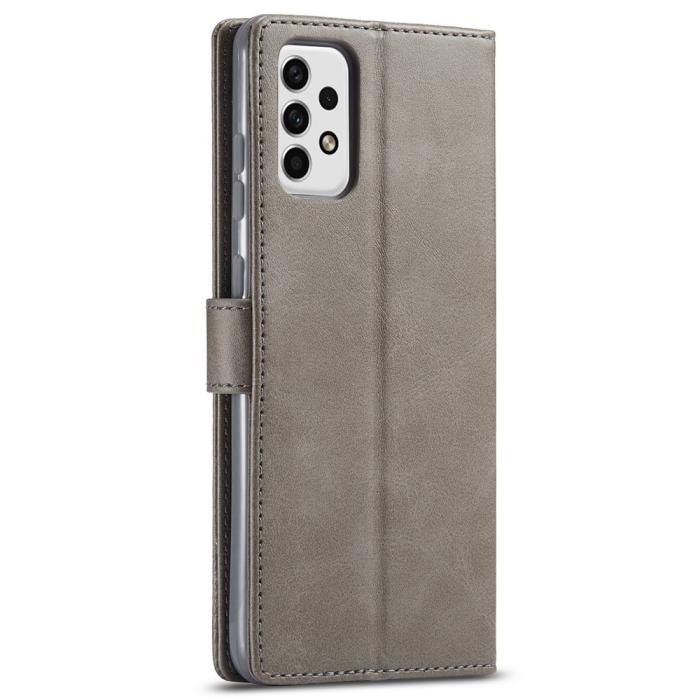 Bild 5, LC.IMEEKE Samsung Galaxy A23 5G Fodral Läder Grå