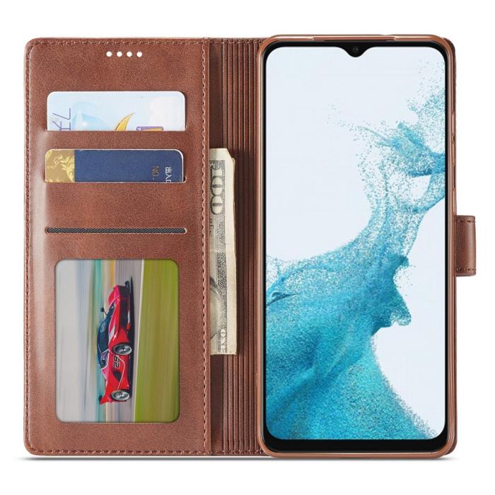 Bild 6, LC.IMEEKE Samsung Galaxy A23 5G Fodral Läder Grå