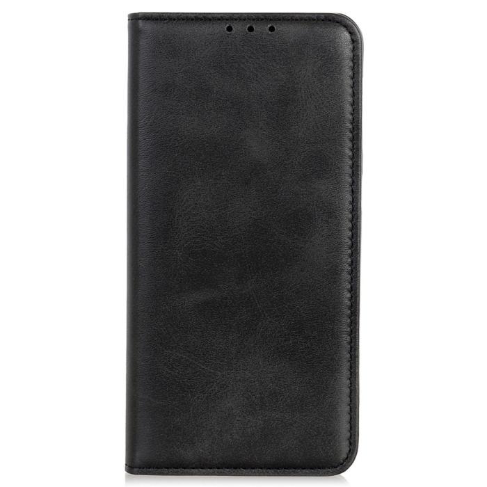 Bild 6, Samsung Galaxy S23 Ultra Flip Fodral Split Läder Svart