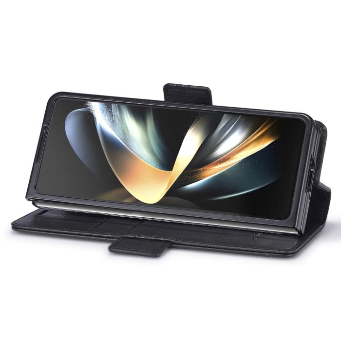 Bild 3, LC.IMEEKE Galaxy Z Fold 5 Fodral RFID Läder Svart