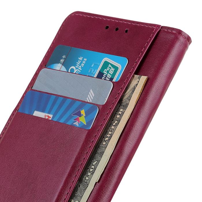 Bild 4, Xiaomi Redmi 10 5G Fodral Läder Röd