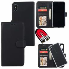 iPhone XR - Plånboksfodral / Magnet Skal 2in1 - Svart