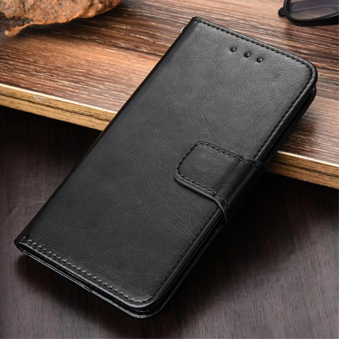 Bild 5, Samsung Galaxy A72 - Solid Läder Fodral - Svart
