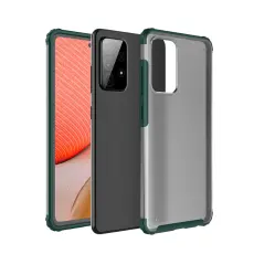Samsung Galaxy A72 - Shockproof Hybrid Armor Skal - Gr&ouml;n