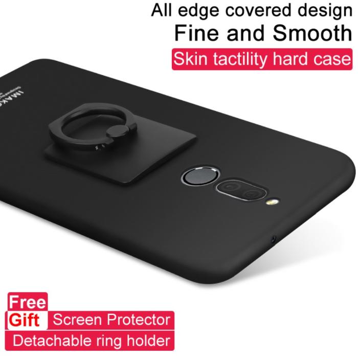 Bild 2, Huawei Mate 10 Lite - IMAK Ring Skal - Metal Black