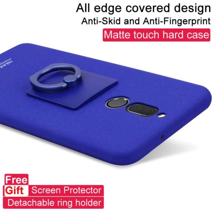 Bild 2, Huawei Mate 10 Lite - IMAK Ring Skal - Blå