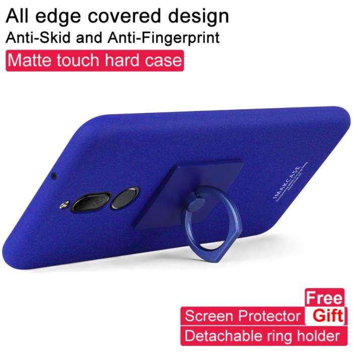 Bild 3, Huawei Mate 10 Lite - IMAK Ring Skal - Blå