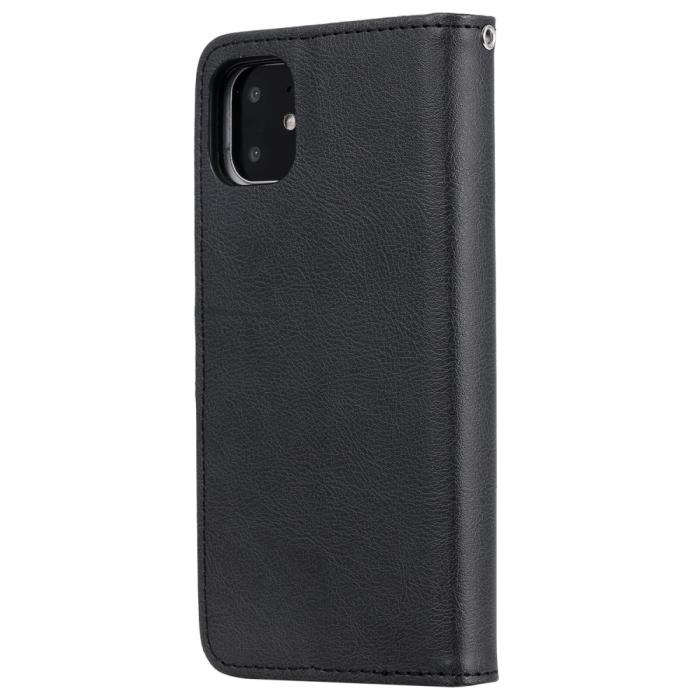 Bild 3, iPhone 11 - Plånboksfodral/Magnet Skal 2in1 - Svart