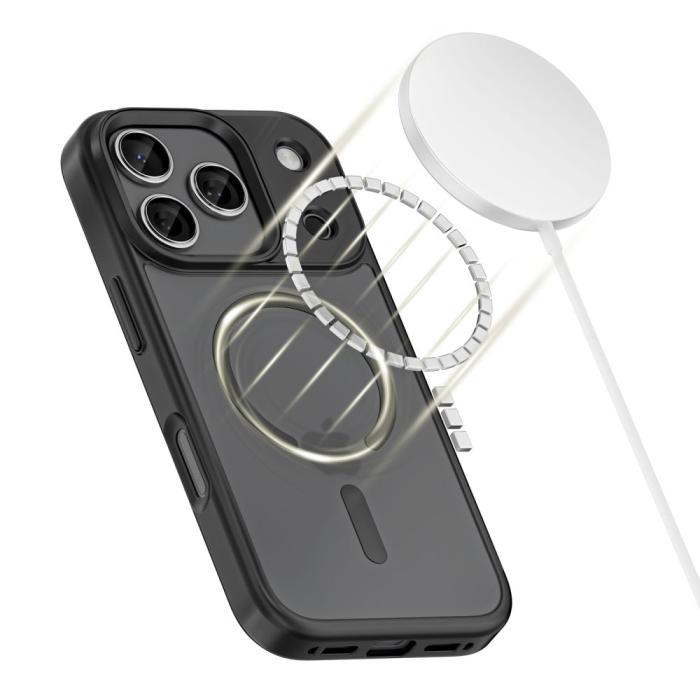Bild 2, Tech-Protect iPhone 17 Pro Skal MagSafe MagMat Matt Svart