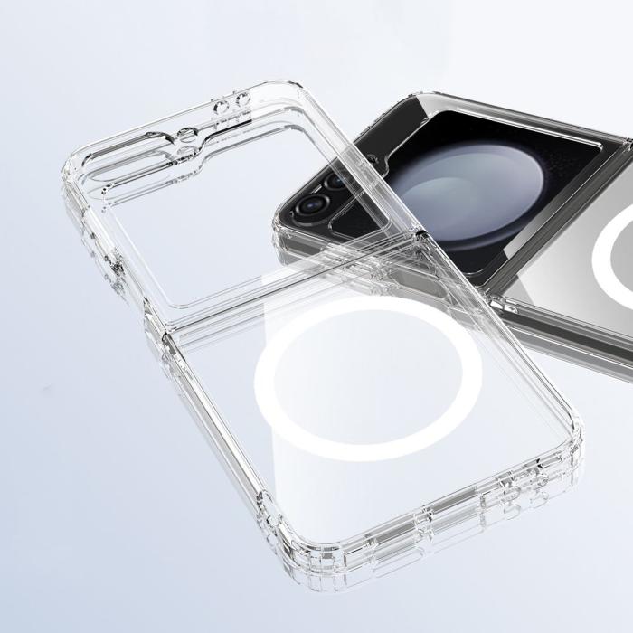 Bild 3, Tech-Protect Galaxy Z Flip 7 FE/Flip 6 Skal MagSafe FlexAir Transparent