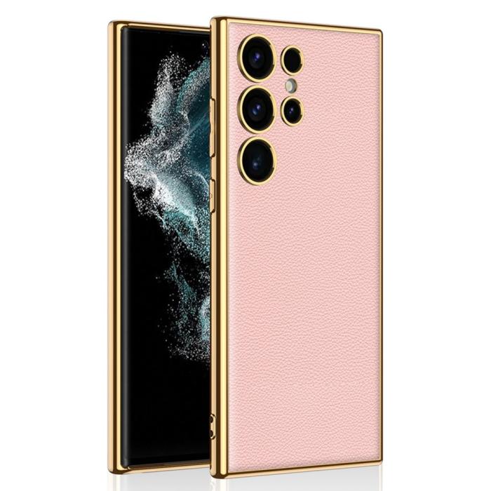 Bild 1, GKK Samsung Galaxy S24 Ultra Skal Slim Electroplate Roséguld