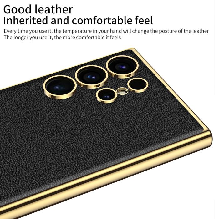 Bild 3, GKK Samsung Galaxy S24 Ultra Skal Slim Electroplate Roséguld