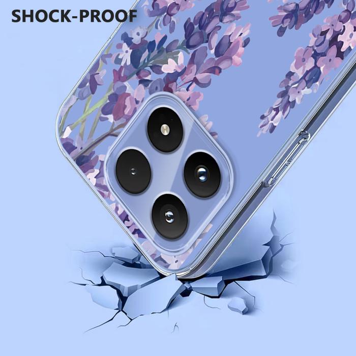 Bild 2, Xiaomi 17 Skal TPU Blommor Blåregn