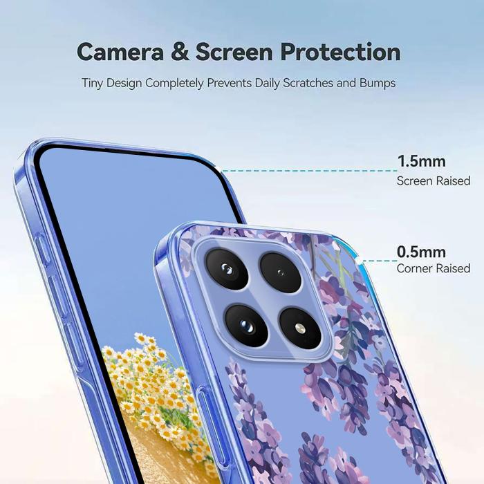 Bild 3, Xiaomi 17 Skal TPU Blommor Blåregn