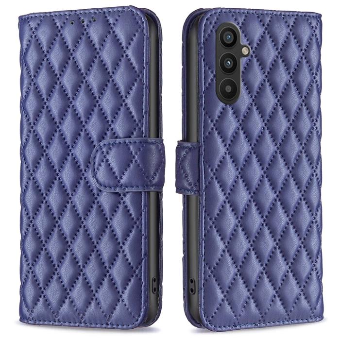 Bild 1, Samsung Galaxy A34 5G Fodral Diamond Läder Blå