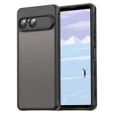 Sony Xperia 10 VII Skal Hybrid Frosted Svart