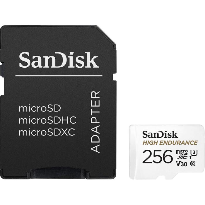 Bild 6, SanDisk MicroSDXC 256 GB High Endurance Inkl. Adapter