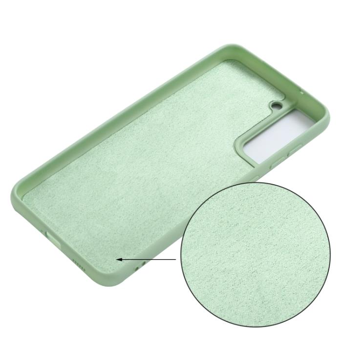 Bild 3, Samsung Galaxy S21 FE Skal Liquid Silikon Grön