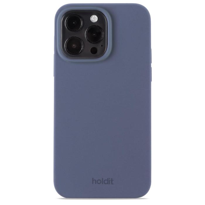 Bild 1, holdit iPhone 15 Pro Max Mobilskal Silikon Pacific Blue
