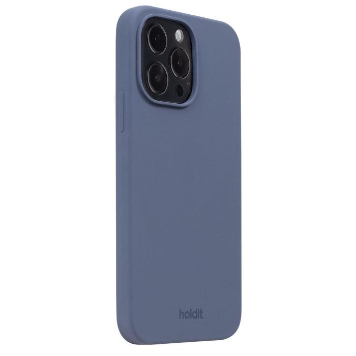 Bild 2, holdit iPhone 15 Pro Max Mobilskal Silikon Pacific Blue