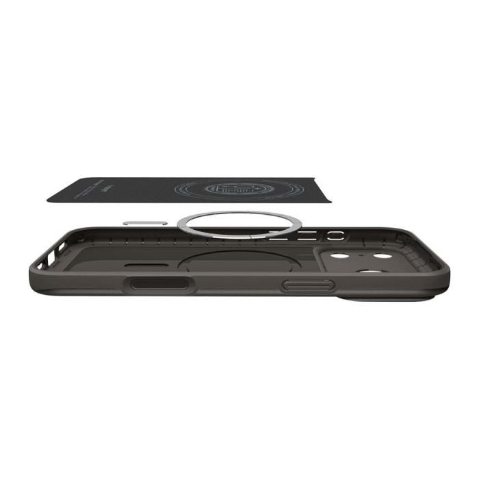 Bild 6, Spigen iPhone 18 Pro / 17 Pro Skal MagSafe Thin Fit Gunmetal