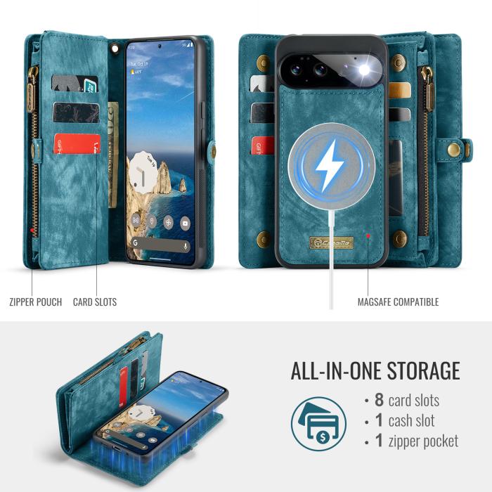 Bild 3, CASEME Google Pixel 11 / 11 Pro Fodral 2in1 Multifunktionell