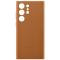 Samsung Galaxy S23 Ultra Skal Leather Cover Camel