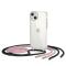 Tech-Protect iPhone 14 Skal FlexAir Chain Svart/Rosa