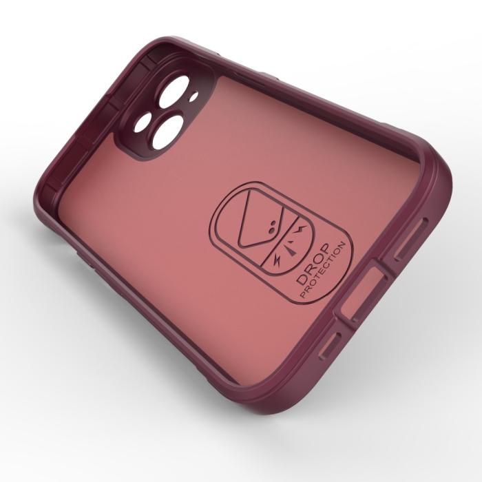 Bild 2, iPhone 15 Plus Skal Magic Shield Vinröd